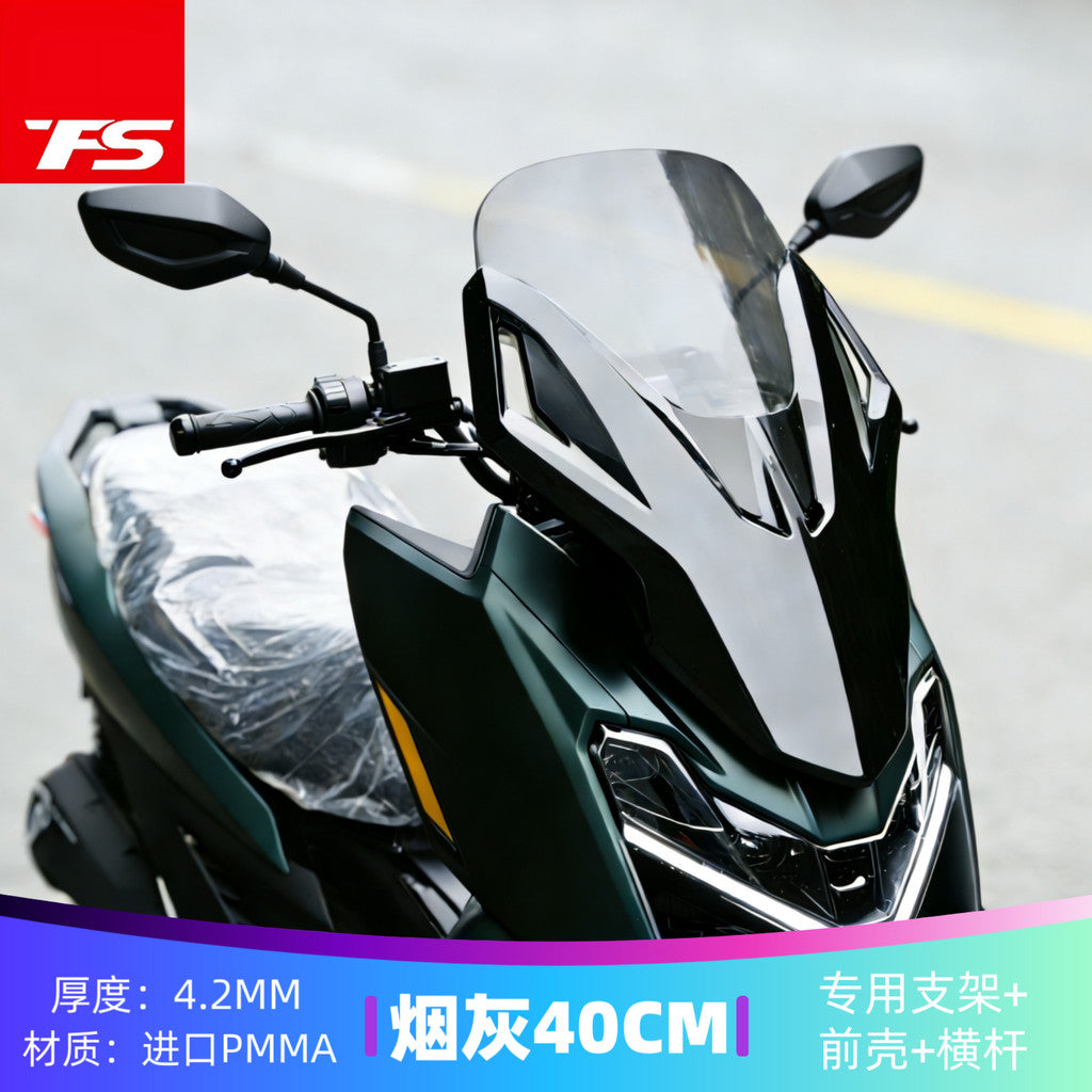 ZONTES 150X Windshield Forza Style Windshield + Side Mirror + Crossbar +Windshield Scooter Zontes 150X