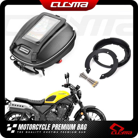 CUCYMA Motorcycle Quick-release Fuel Tank Bag for Honda CL300/CL500/CL250 Touring Storage Bag
