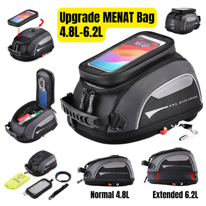 CUCYMA Fuel Tank Bag +LOCK Kawasaki ZX25R ZX25rr Z250 500 650 900 Ninja 500SE ZX10 Versys uglyBROS