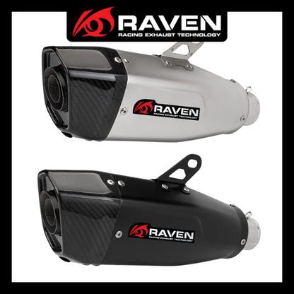 RAVEN Diamond Blade Universal 51mm Muffler Exhaust for CBR650 Z900 R25 S1000RR MT09 ZX25R Z250 Z650