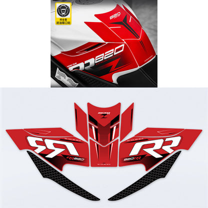 ZXMOTO 820RR Accessories Number Tail Tidy Body Sticker Windshield Lever Radiator Guard Tank Pad