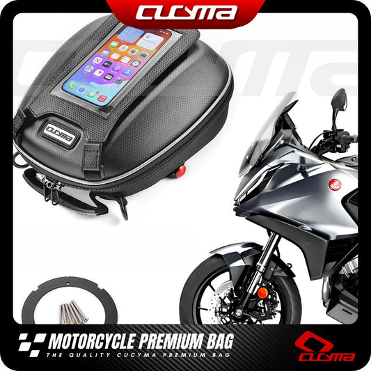 CUCYMA Motorcycle with Lock Quick Release Fuel Tank Bag   Fit for Honda Cb1300 S VFR1200F/X Nt1100