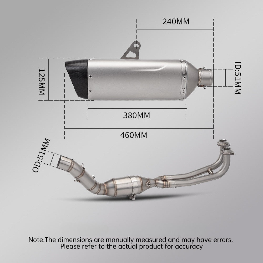 RAVEN TMAX560 TMAX530 2016-2026 Motorcycle Exhaust Full System Two O2 Sensor Stainless Steel Exhaust