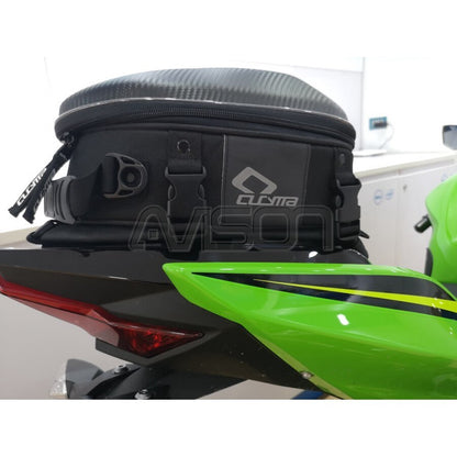 CUCYMA Motorcycle Hard Shell Rear Seat Bag Backpack Shoulder Crossbody Multi-Function Rider Bag