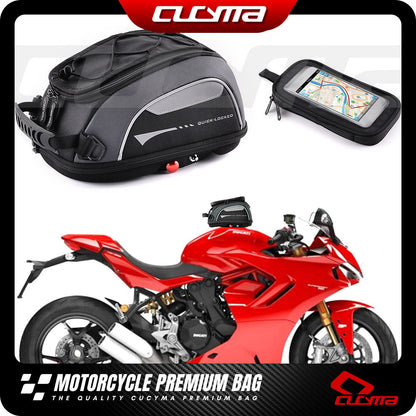 CUCYMA for Motorcycle Quick Release Fuel Tank Bag Multistrada 950 1200 S Travel Modification