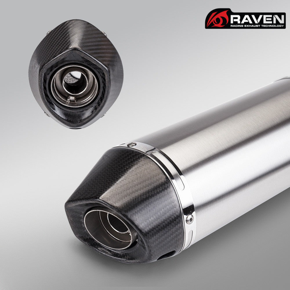 RAVEN Dual Sensor Port Exhaust for Yamaha R25 2022-2026 Motorcycle Exhaust Full System R25 Muffler