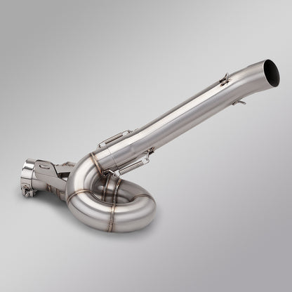 Kawasaki ZX10R Stainless Steel Spiral LInk Pipe Power Boom Motorcycle Exhaust Pipe 2009-2020