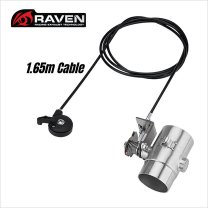 Exhaust Pipe Muffler Sound Controller Motorcycle Adjustable Cable Mechanical Valve 51mm