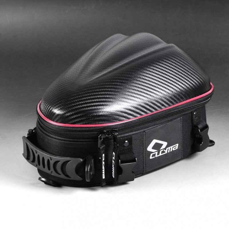 Motorcycle Hard Shell Rear Seat Bag Backpack Shoulder Crossbody Multi-Function Small Rider Bag