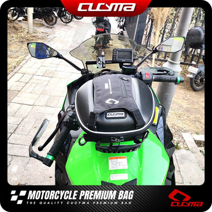 CUCYMA Motorcycle Quick Release Fuel Tank Bag Fit for Kawasaki Ninja ZX-4R/6r/10R/Rr/14R/25R 06-25