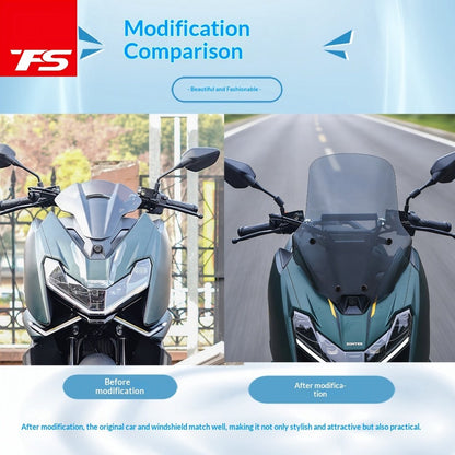 TFS Windshield for ZONTES 175X Sport Windshield with Cross Bar Modification Accessories Deflector