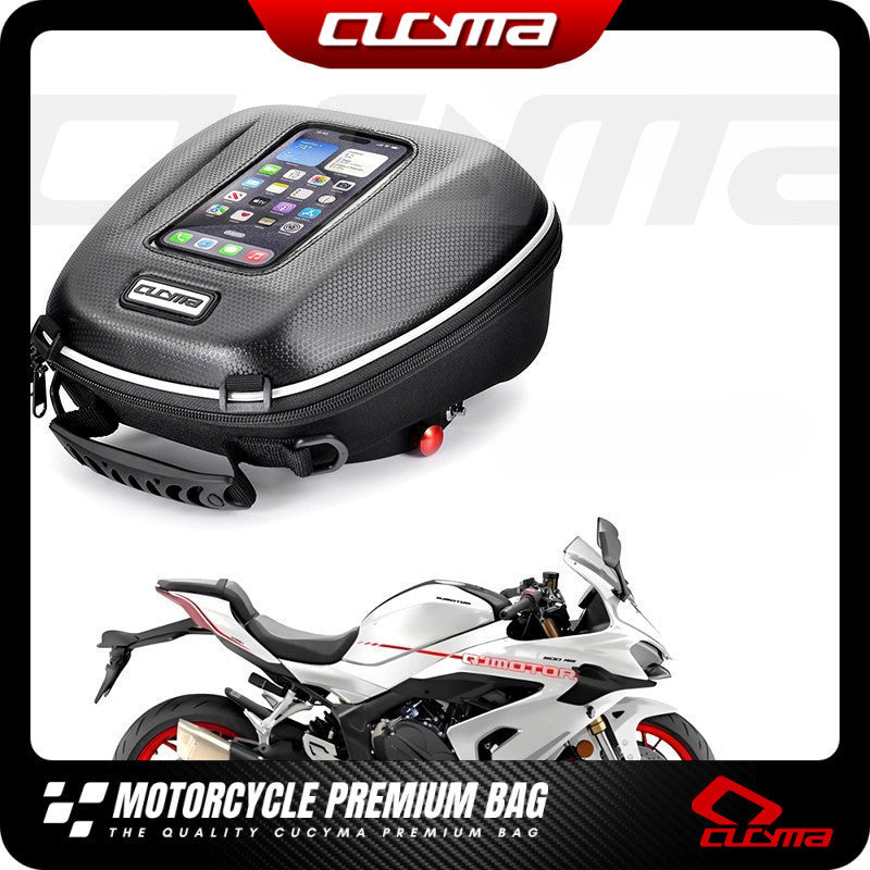 CUCYMA Motorcycle Quick Release Fuel Tank Bag Suitable for Qjmotor SRK 600RC 250RR SRK250RD SRK450RR