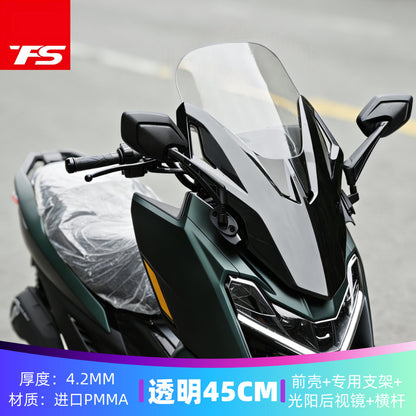 ZONTES 150X Windshield Forza Style Windshield + Side Mirror + Crossbar +Windshield Scooter Zontes 150X