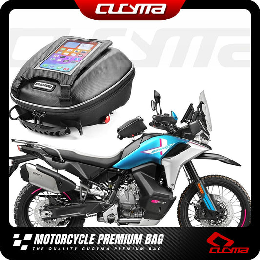 CUCYMA Suitable for 800mt Motorcycle Quick Release Fuel Tank Bag Cf800mtx with Lock Tank Bag