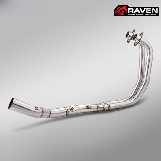 RAVEN Dual Sensor Port Exhaust for Yamaha R25 2022-2026 Motorcycle Exhaust Full System R25 Muffler