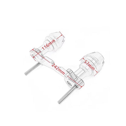 SYM Cruisym 400 Modified Aluminum Alloy Exhaust Pipe Slider Engine Protection Bar Cruisym 400i