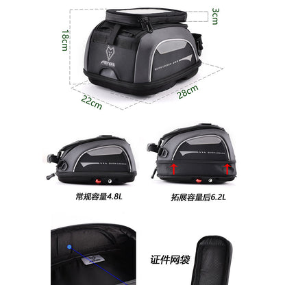 CUCYMA Tank Bag Motorcycle Quick-release Fuel Tank Bag For Yamaha MT-25 MT-09 Tracer