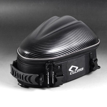 CUCYMA Motorcycle Hard Shell Rear Seat Bag Backpack Shoulder Crossbody Multi-Function Rider Bag