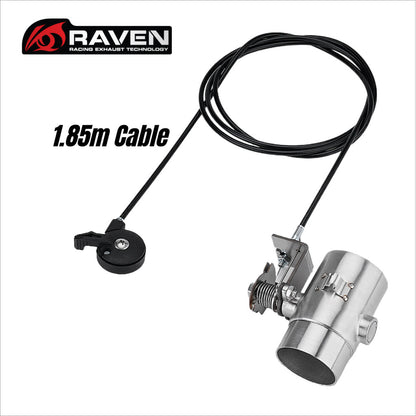 Exhaust Pipe Muffler Sound Controller Motorcycle Adjustable Cable Mechanical Valve 51mm
