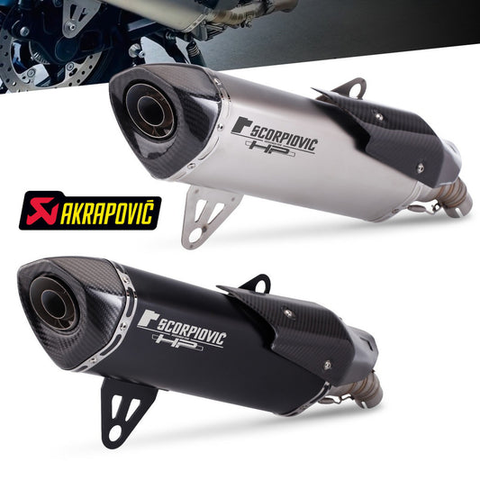 Akrapovic Motorcycle Exhaust Pipe for BMW C400X C400GT Carbon Fiber Stainless Steel Muffler Exhaust