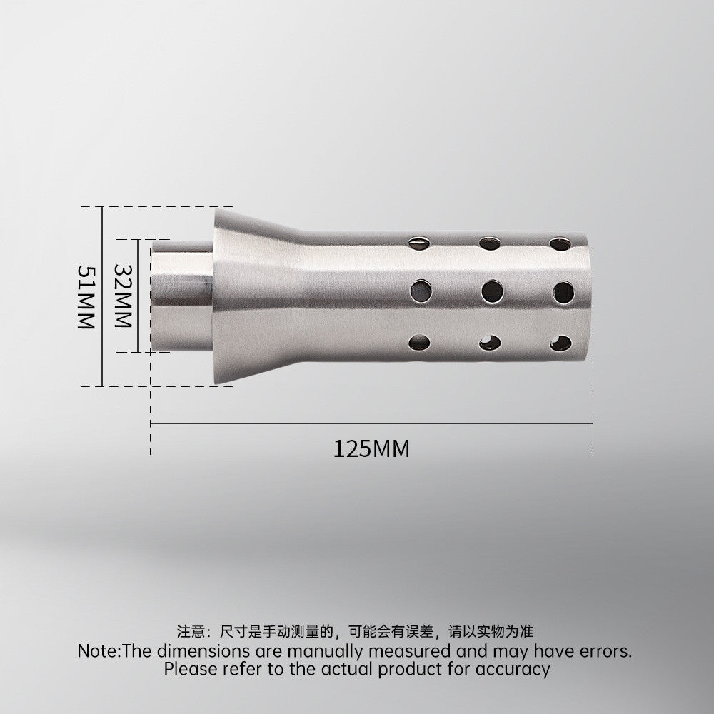 Muffler Db Killer Dual Layer Motorcycle Exhaust Silencer 51mm Stainless Steel Muffler Silencer