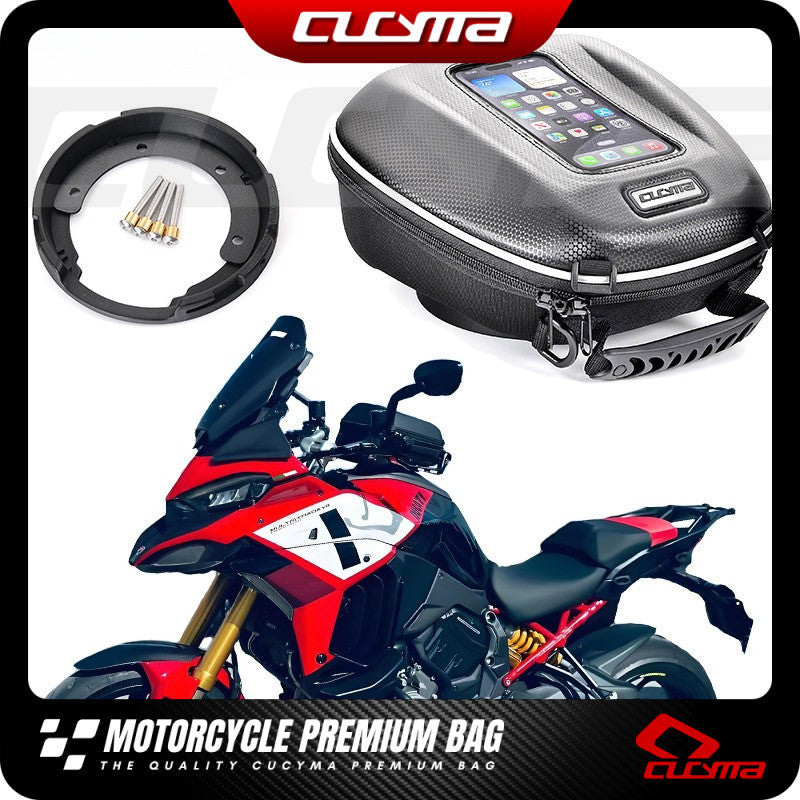 CUCYMA Motorcycle Quick Release Fuel Tank Bag Suitable for Multistrada Mts950 1260 V4