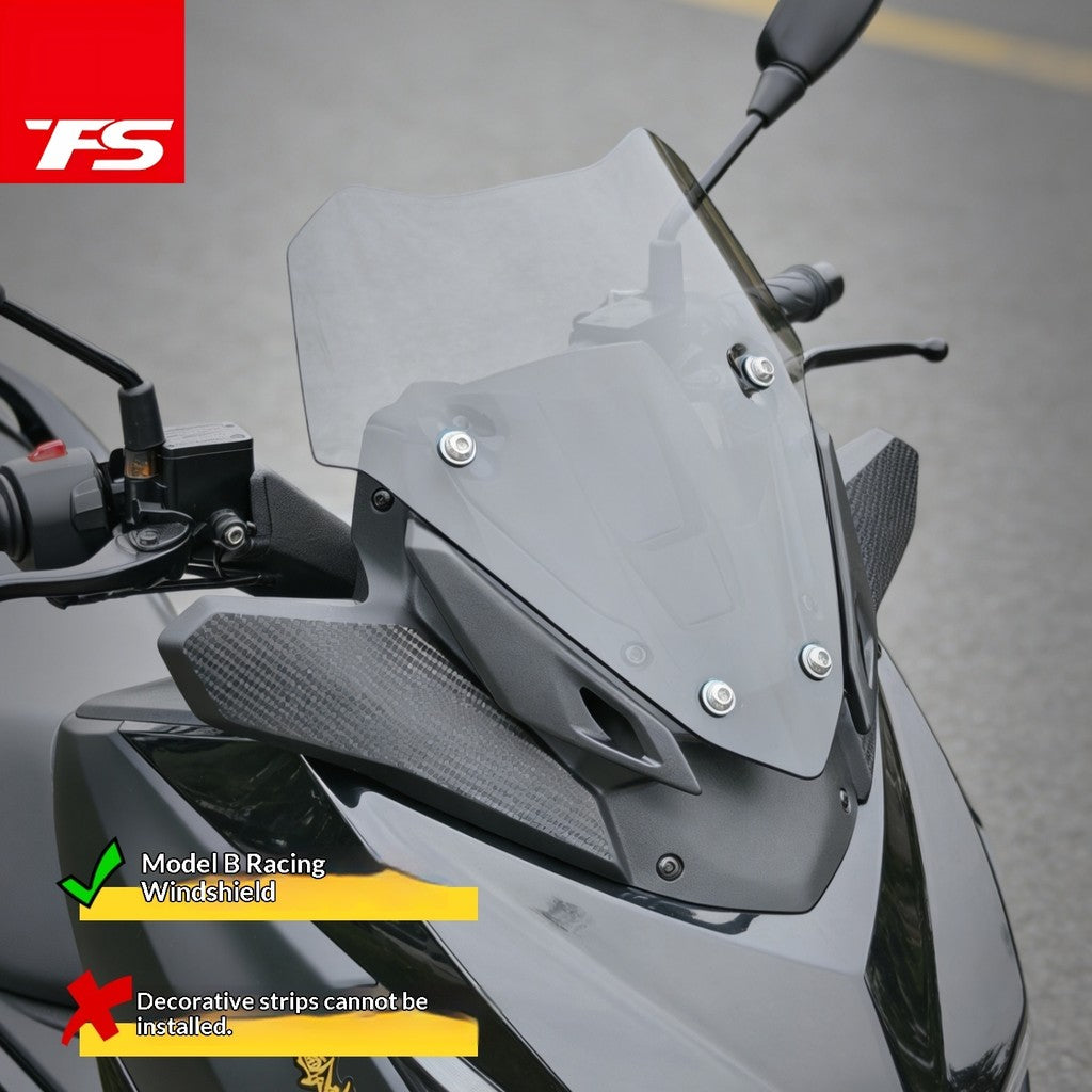 TFS AVETA NOVA 250 Racing Windshield Modification Windshield Sports Front Windshield Accessories