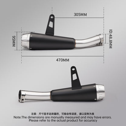 RAVEN HONDA XL750 Transalp Exhaust Motorcycle XL750 Stainless Steel Slipon Exhaust XL750 2023-2025