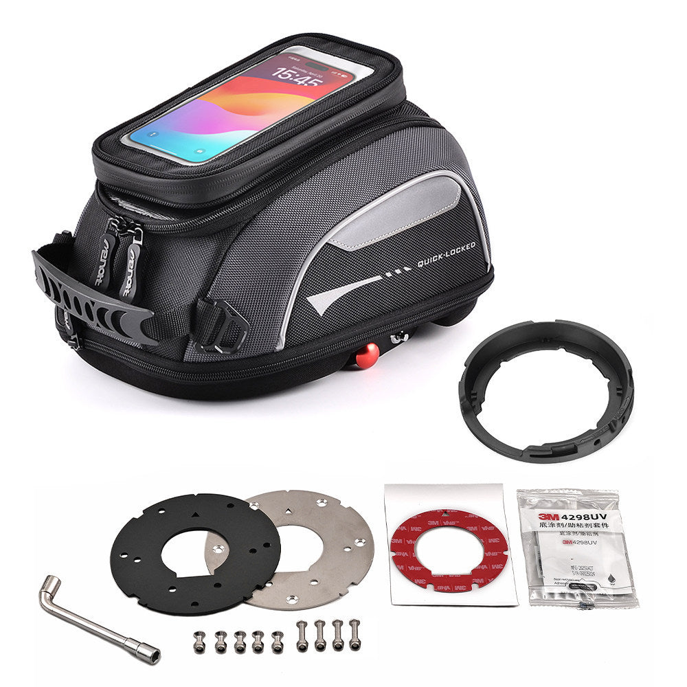CUCYMA Motorcycle Quick-release Fuel Tank Bag for BENELLI TRK502X TRK502 Tank Bag Quick Lock