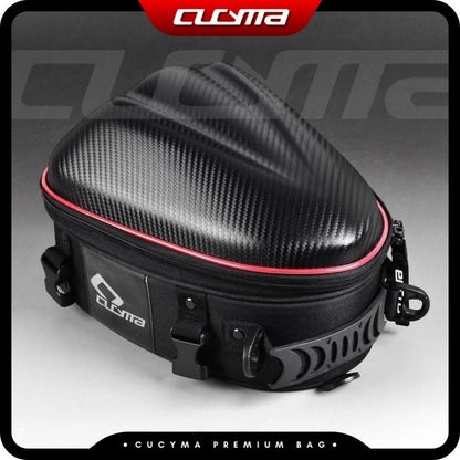 Motorcycle Hard Shell Rear Seat Bag Backpack Shoulder Crossbody Multi-Function Small Rider Bag