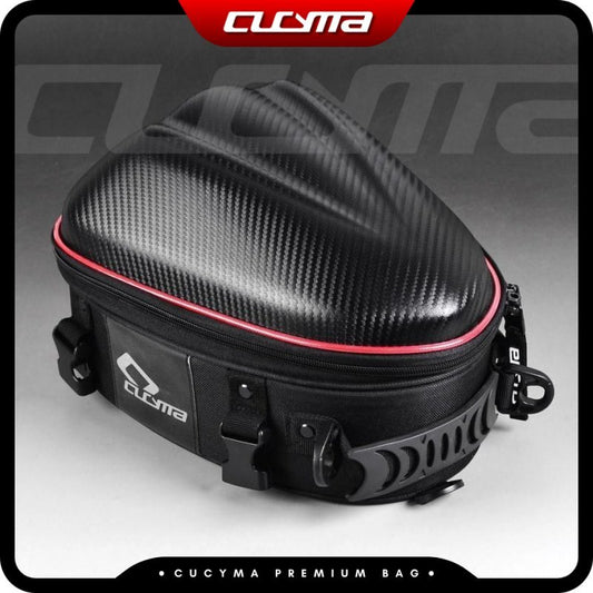 Motorcycle Hard Shell Rear Seat Bag Backpack Shoulder Crossbody Multi-Function Small Rider Bag