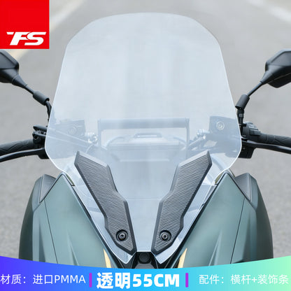TFS ZONTES 150X Modified Windshield 150X Motorcycle Windshield Modification Crossbar Cover Board