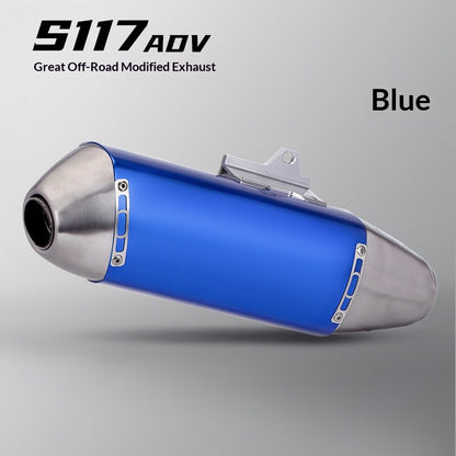Motorcycle Modified Off-road Exhaust Pipe Stainless Steel Universal 51mm Muffler Motorcross
