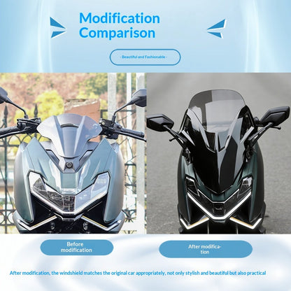 ZONTES 150X Windshield Forza Style Windshield + Side Mirror + Crossbar +Windshield Scooter Zontes 150X