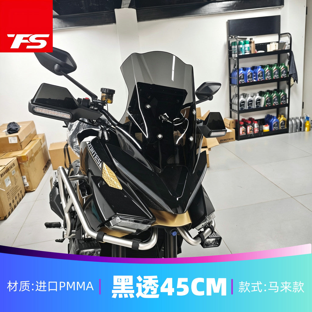 TFS ZONTES 703T Motorcycle Windshield Windscreen Front Deflector For 703T Windshield 703T 45cm
