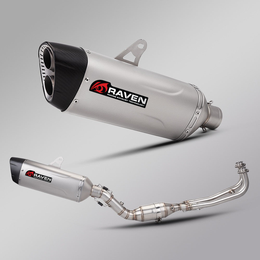 RAVEN TMAX560 TMAX530 2016-2026 Motorcycle Exhaust Full System Two O2 Sensor Stainless Steel Exhaust