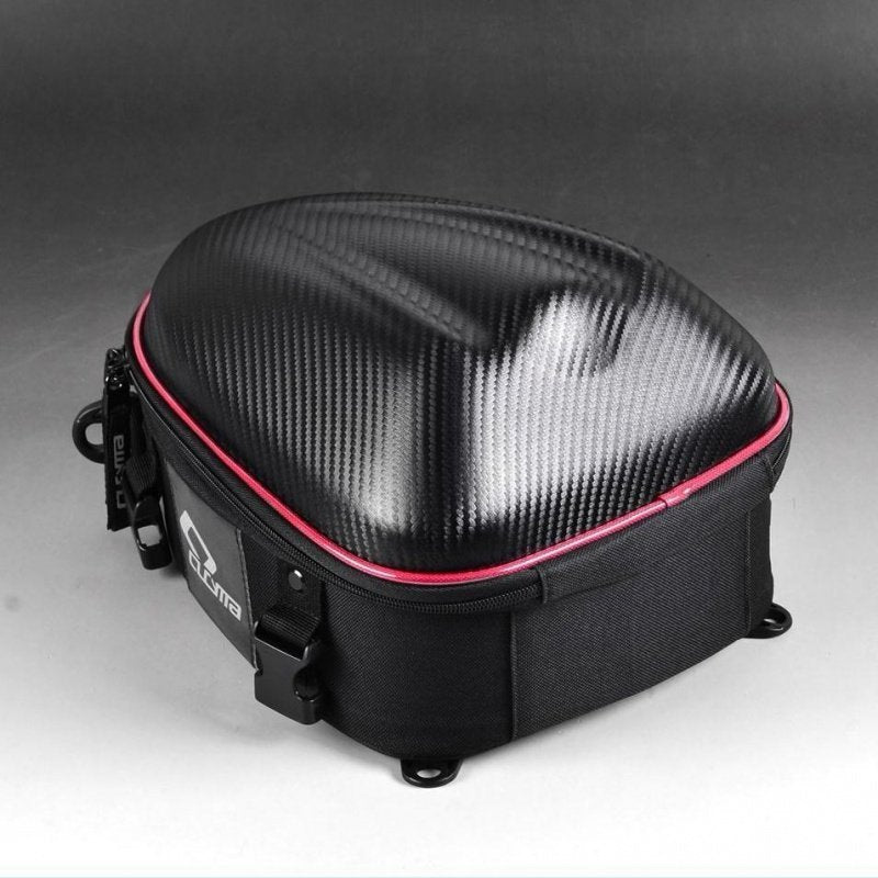 CUCYMA Motorcycle Hard Shell Rear Seat Bag Backpack Shoulder Crossbody Multi-Function Rider Bag