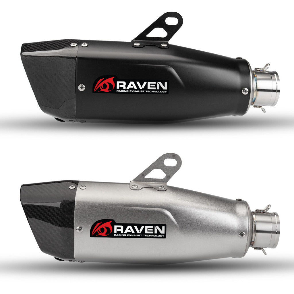 RAVEN Diamond Blade Universal 51mm Muffler Exhaust for CBR650 Z900 R25 S1000RR MT09 ZX25R Z250 Z650
