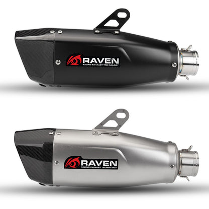 RAVEN Diamond Blade Universal 51mm Muffler Exhaust for CBR650 Z900 R25 S1000RR MT09 ZX25R Z250 Z650