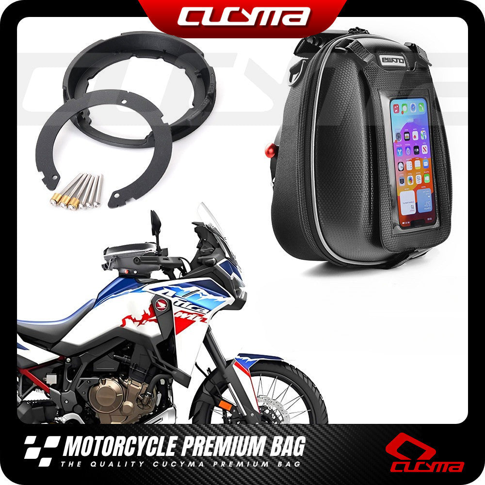 CUCYMA Motorcycle Quick Release Fuel Tank Bag Fit for Honda CRF1000L Africa Double Cylinder Crf1100l Africa Twin
