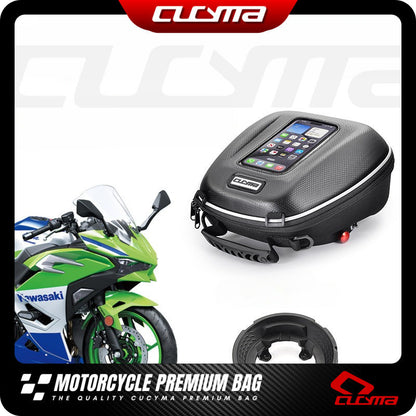 CUCYMA Motorcycle Quick-release Fuel Tank Bag Suitable for Kawasaki Ninja500 1000 H2 1100 SX SE Z500