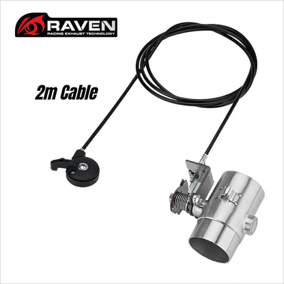 Exhaust Pipe Muffler Sound Controller Motorcycle Adjustable Cable Mechanical Valve 51mm
