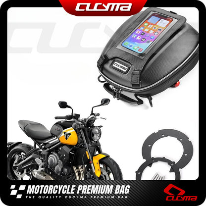 CUCYMA Motorcycle Quick Release Fuel Tank Bag for Triumph Trident 660 Trident Tiger 800 Tiger 1200gt