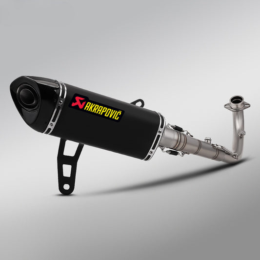 Akrapovic Suitable for Zontes 368G Full Exhaust System Stainless Steel Front Exhaust Pipe Muffler