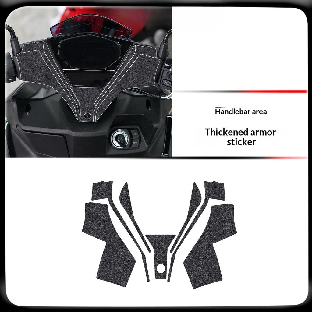 QJMOTO AX200S Motorcycle Armor Sticker Thickened Protective Decal Body Sticker AX200S Accessory