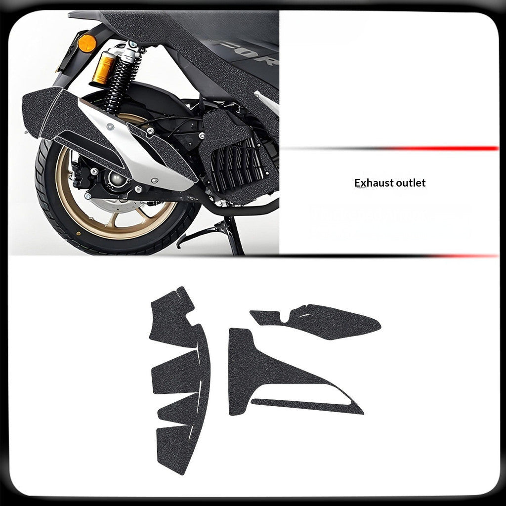 QJMOTO AX200S Motorcycle Armor Sticker Thickened Protective Decal Body Sticker AX200S Accessory