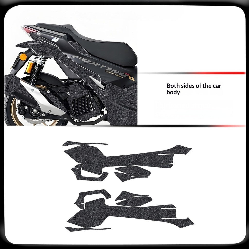 QJMOTO AX200S Motorcycle Armor Sticker Thickened Protective Decal Body Sticker AX200S Accessory