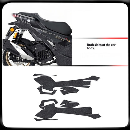 QJMOTO AX200S Motorcycle Armor Sticker Thickened Protective Decal Body Sticker AX200S Accessory