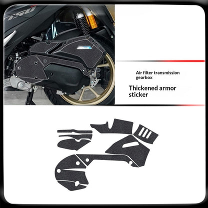 QJMOTO AX200S Motorcycle Armor Sticker Thickened Protective Decal Body Sticker AX200S Accessory