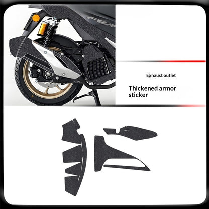 QJMOTO AX200S Motorcycle Armor Sticker Thickened Protective Decal Body Sticker AX200S Accessory